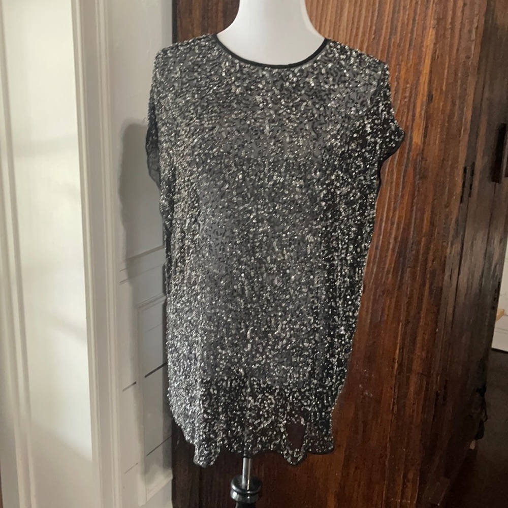 Gorgeous All Saints Embellished Tunic Mini Dress 6